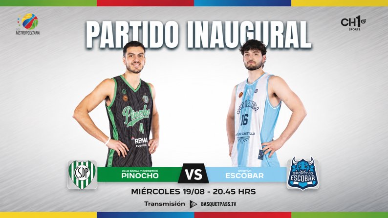 Pinocho y Sportivo Escobar abren el telón de la Liga Metropolitana 2026